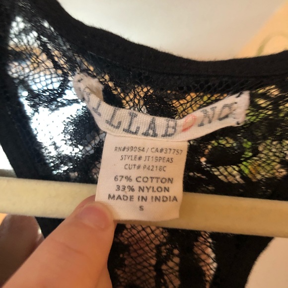 🦩3 for $30 🦩 Billabong Lace Back Tank Top Size S - Picture 5 of 6